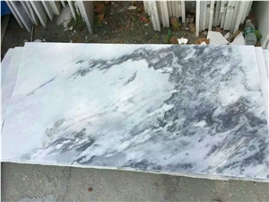Landscaping Cloud Vein White Marble Slabs, China White Marble