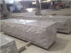 Sd G603 Silver Grey Granite Parks Sitting Stone Polished Top Sides Cleft