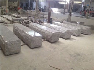 Sd G603 Silver Grey Granite Parks Sitting Stone Polished Top Sides Cleft