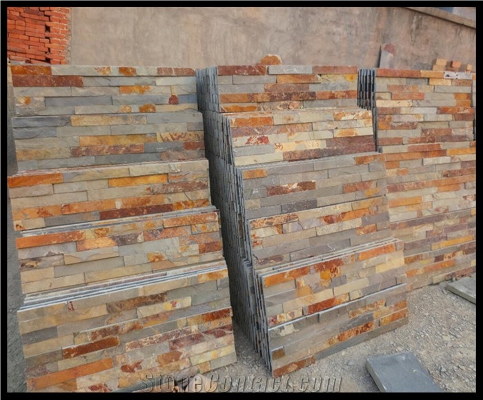 Exterior & Interior Slate Decorative Cultured Stone Wall Panel