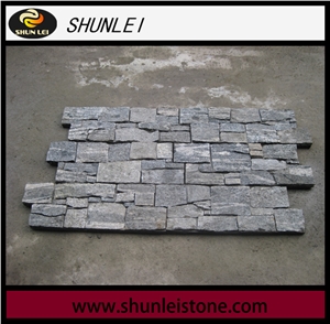 Slate Cultured Stone Veneer Ledge Stone Walling Panel, Culture Stone Slate Veneer