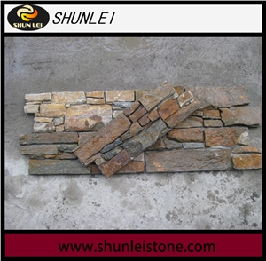 Slate Cultured Stone Veneer Ledge Stone Walling Panel, Culture Stone Slate Veneer