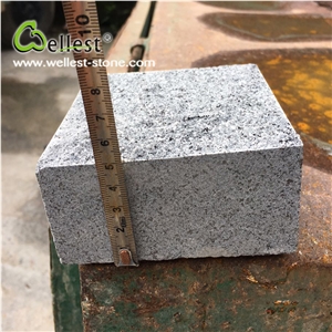 G654 Sesame Black Granite 5cm Thickness Cube Paving Stone for Driveway