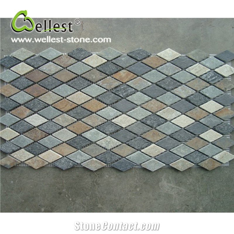 Wholesale High Quality Slate Kitchen Backsplash Mosaic