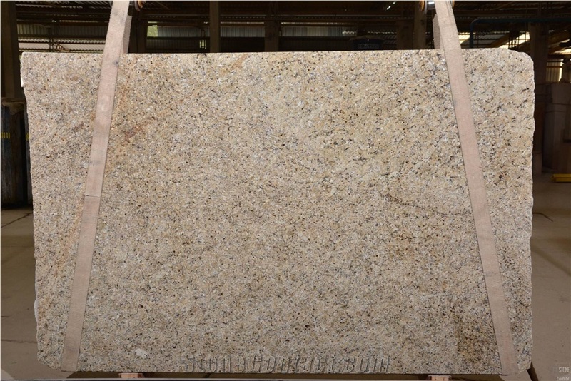 Giallo Rio Granite Slabs, Brazil Yellow Granite - StoneContact.com