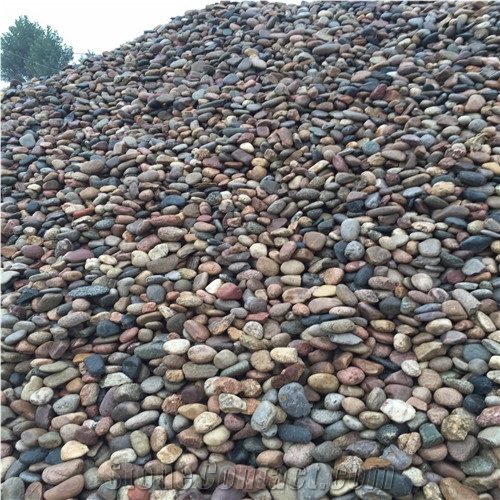 Black Pebblestone, River Stone, Beach Cobblestone ,China Basalt Pebblestone,Black Garden Rock