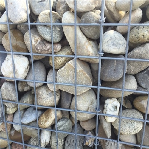 Cheap Grey Pebblestone Products, Grey Washed River Stone, Grey Tumbled Pebble Stone in Garden and Landscaping