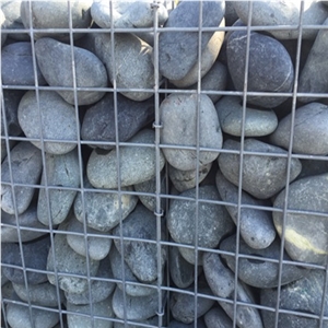 China Pebble Stone,River Stone Wholesales, Grey Landscaping Rock