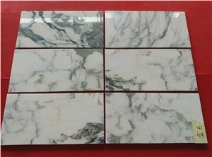 China Bao Xing White Marble, Green Lines Panel, Marble,Quarry Owner,Good Quality,Big Quantity,Marble Tiles & Slabs,Marble Wall Covering Tiles