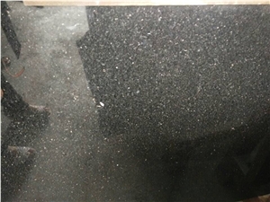 Black Galaxy Granite Slab ,Polished Black Granite from India