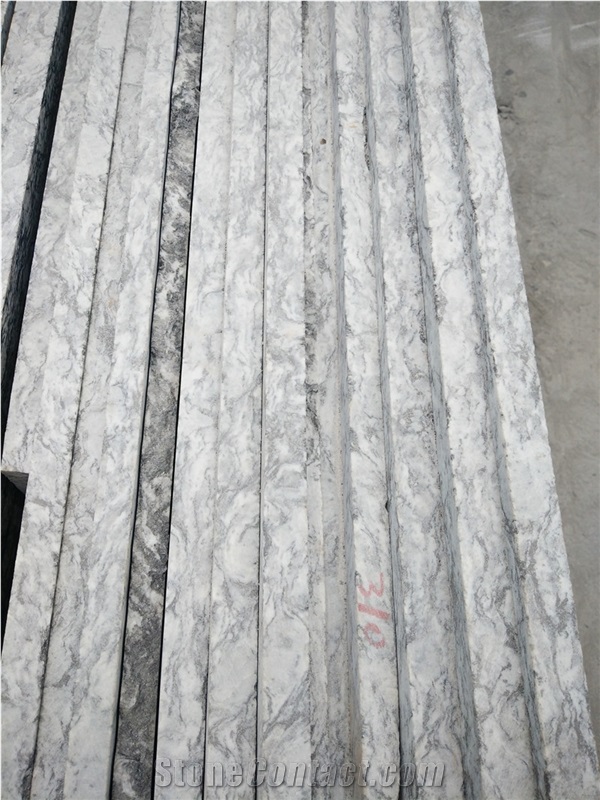 China Spary White Granite, High Quality Of Long Granite Slab