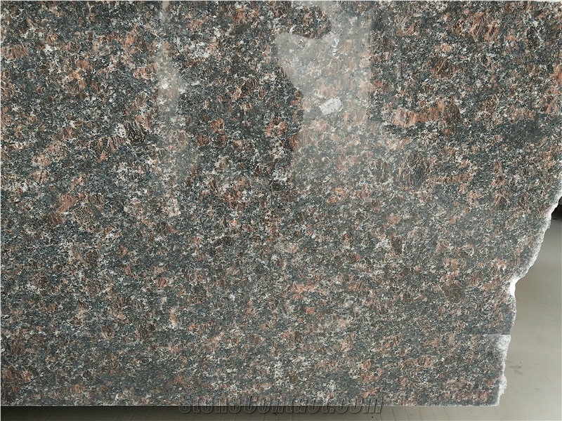 India Tan Brown Granite Slab from Old Quarry,Size 240cm X 60 cm X 1.8cm