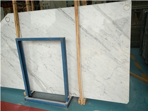 Italy Carrara White Marble, Original Italy White Marble Slab
