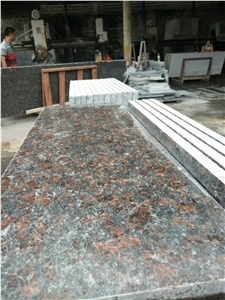 Tan Brown,Polished Granite Tiles for Walling and Floor Covering