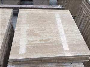 Beige Travertine, Cream Travertine Slabs or Tiles, for Wall or Flooring Coverage
