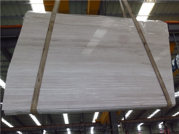 China White Wooden Honed Marble,Wooden Marble, White Wood Grain Marble, Wooden Vein White Marble Honed Tiles
