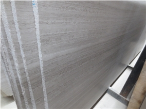 China White Wooden Honed Marble,Wooden Marble, White Wood Grain Marble, Wooden Vein White Marble Honed Tiles