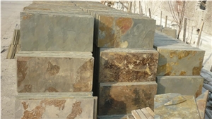 Chinese Rusty Slate Tiles,Multicolor Slate Floor Tiles,Rusty Slate Flooring,Slate Stone Flooring,Rust Slate Pattern,Stone Floor Covering