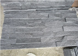 Natural Split Chinese Black Slate Cultured Stone / Z Shape Culture Stone for Wall. Competive and High Quality Culture Stone and Manufacturer