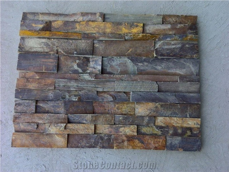 Slate Tile Natural Stone Cultured Stone Tile Facade Wall Tile,Exterior Facade Tile,Stacked Stone Veneer