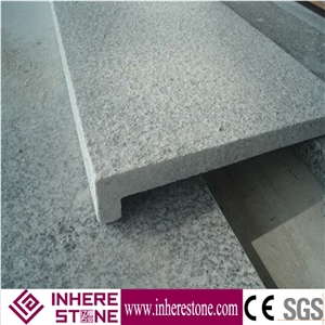 China Light Grey Granite Stair, G603 Bianco Granite, Grey Granite Honed Surface Step for Hot Sale