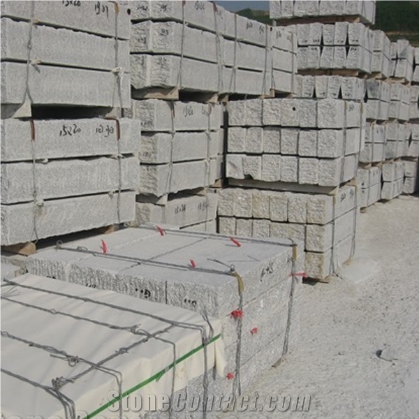 Chinese G341 Granite Road Stone, China Cheap Grey Granite Kerbstone