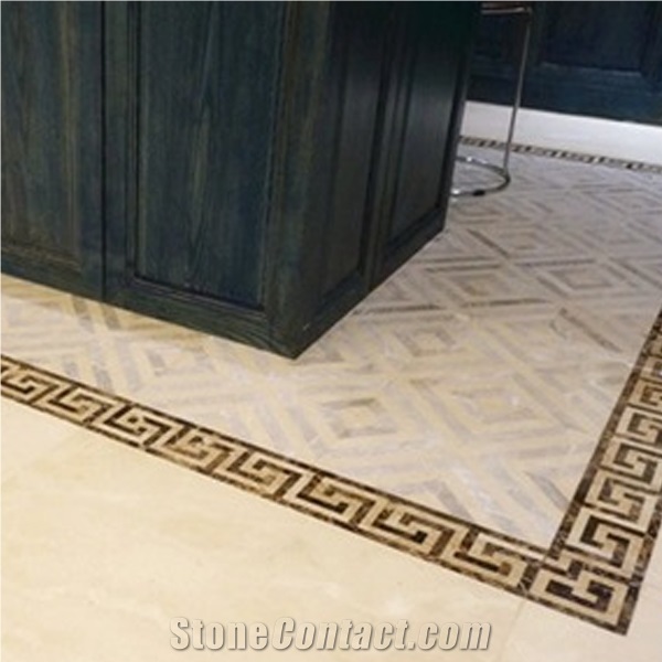 Customized Marble Flooring Design/Marble Floor Design Pictures/Marble Flooring Border Designs