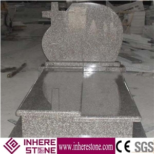 G664 European Simple Granite Tombstone and Monument