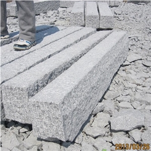 Hot Sale G603 Granite Kerbstone/China Grey Granite Curbs/China Bianco Sardo White Kerb Stone