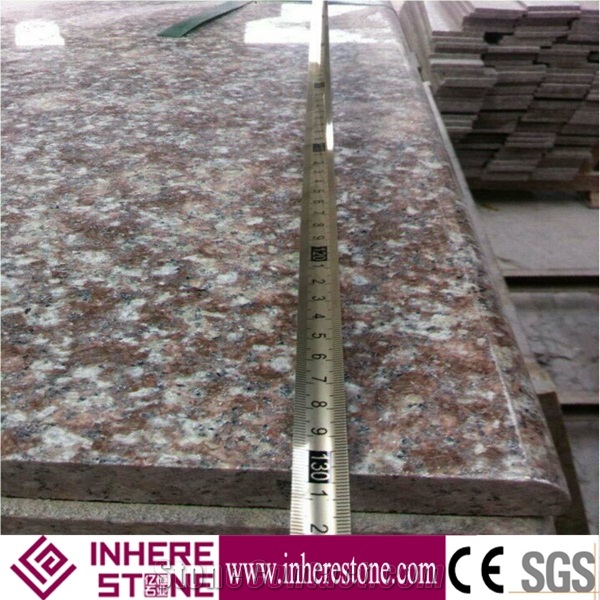 Hot Sale G687 Granite Flooring Tiles, G3567, Peach Blossom Red Granite Wall Tiles