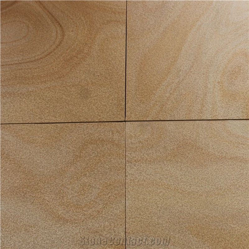 Buff Sandstone Slabs & Tiles, India Yellow Sandstone