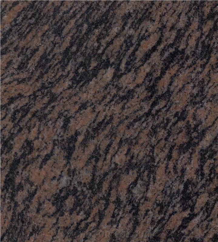 Tiger Skin Granite Slabs & Tiles, India Brown Granite