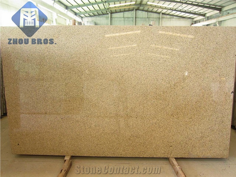 Best China Sunset Gold Granite Slabs & Tiles, Polished Floor & Wall Cover