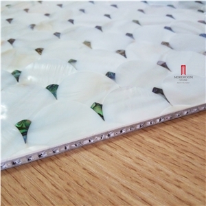Aluminum Honeycomb Backed Composite Mosaic Shell Mosaic Mother Of Pearl