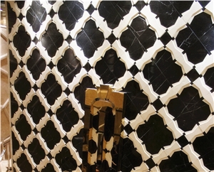 Foshan Mono Design, Home Decor, Black Marble, 3d Wall Panel, 3d Wallpaper for Home Decoration