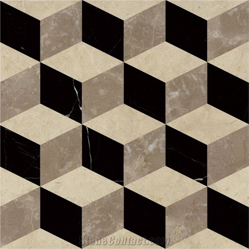 Hot Sale Chinese Classical Magic Cube Composite Marble Tiles Floor & Background Wall