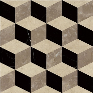 Hot Sale Chinese Classical Magic Cube Composite Marble Tiles Floor & Background Wall