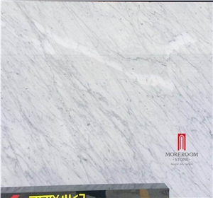 Italy Grade a Bianco Carrara White Marble Kitchen Counter Top Design