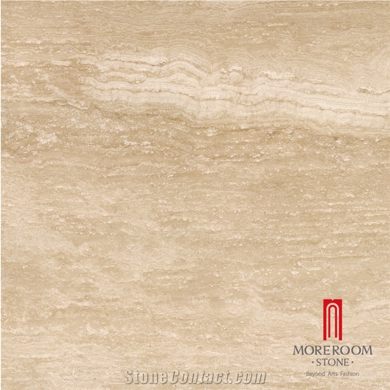 Marble Look Travertine Style Polished Ceramic Tile Flooring for House Decoration