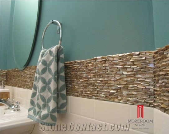 Mother Of Pearl, Mosaic Tile, Marble Mosaic, Shell Mosaic Use on Kitchen