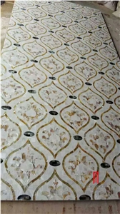 Mother Of Pearl, Mosaic Tile, Marble Mosaic, Shell Mosaic Use on Kitchen