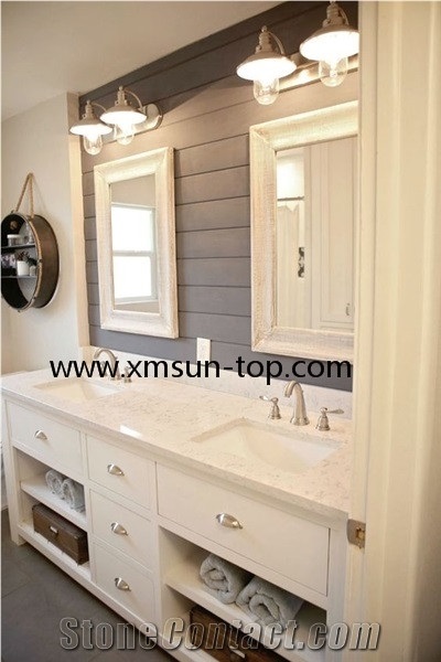 Carrara Quartz Countertop Artificial Tops Engineered Carrara Quartz Countertop Artificial