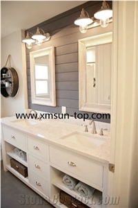 Carrara Quartz Countertop Artificial Tops Engineered Carrara Quartz Countertop Artificial Tops Engineered Stone Cloud River Vanity Top Fabrication Custom Countertops