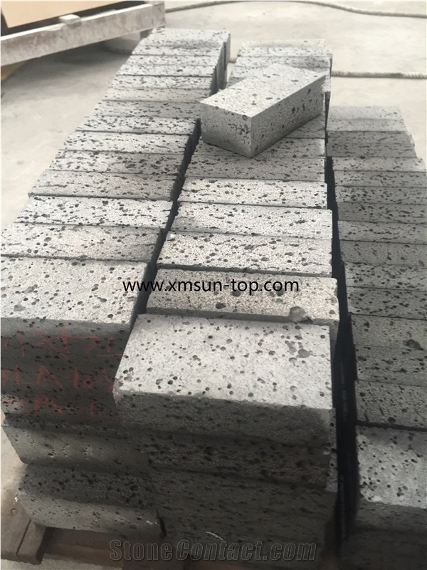 China Grey Lava Stone Paving Tile, Basalt Stone Tiles, Grey Lava Stone Landscape Paving Sets for Walkway Patio, Driveway Paver
