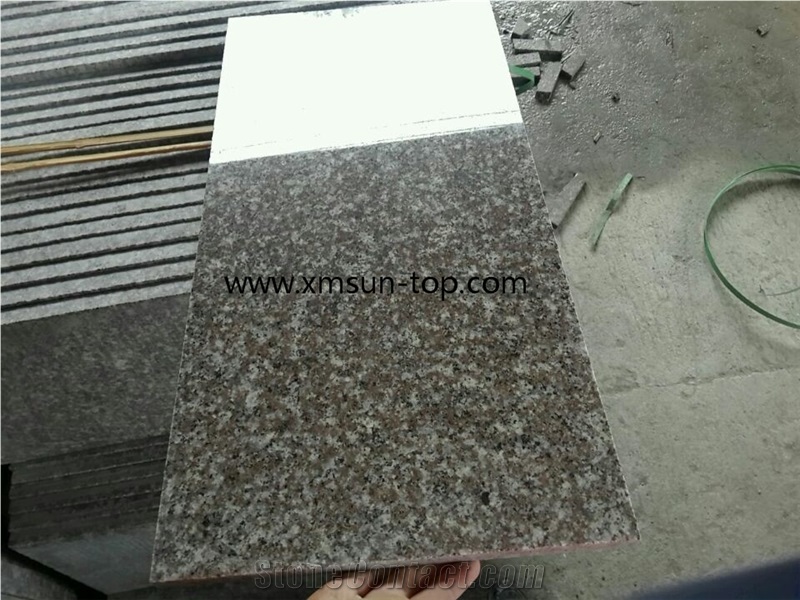 Chinese G664 Granite Tile, Violet Luoyuan, Luna Pearl Flooring&Wall Tiles, Copper Brown, Majestic Mauve, China Ruby Red, Sunset Pink, Tea Brown, Luoyuan Bainbrook Brown Big Slabs & Tiles & Cut-to-size