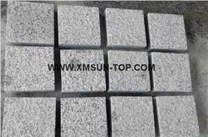 G623 Granite Cube Stone/Barry White Granite Cobble Stone/China Bianco Sardo Granite Paving Sets/Counter White Granite Floor Covering/Gamma Grey Granite Courtyard Road Pavers/Haicang White Granite