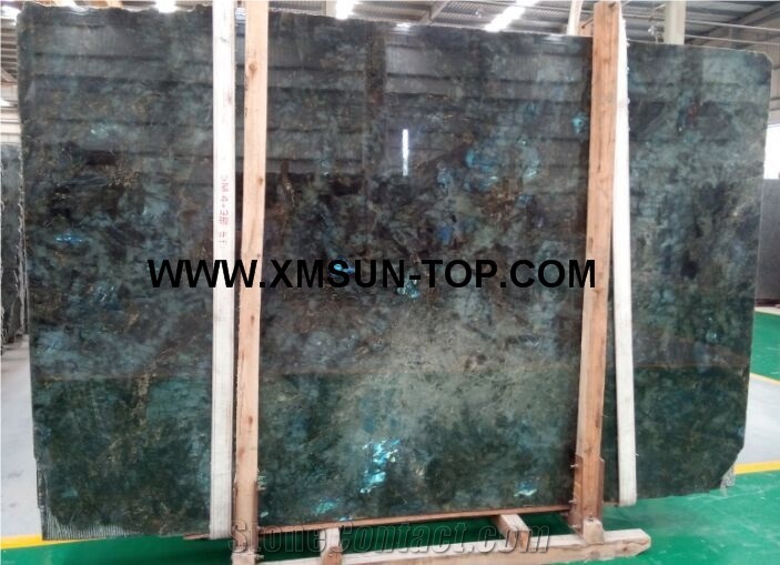 Lemurian Blue Granite Slabs & Tiles& Gangsaw Slab & Strips(Small Slabs) & Customized/Bleue Lemur Granite Polished/Blue Lemure Wall Tile/Madagascar Blue Granite Flooring/Lemurian Blue Granite