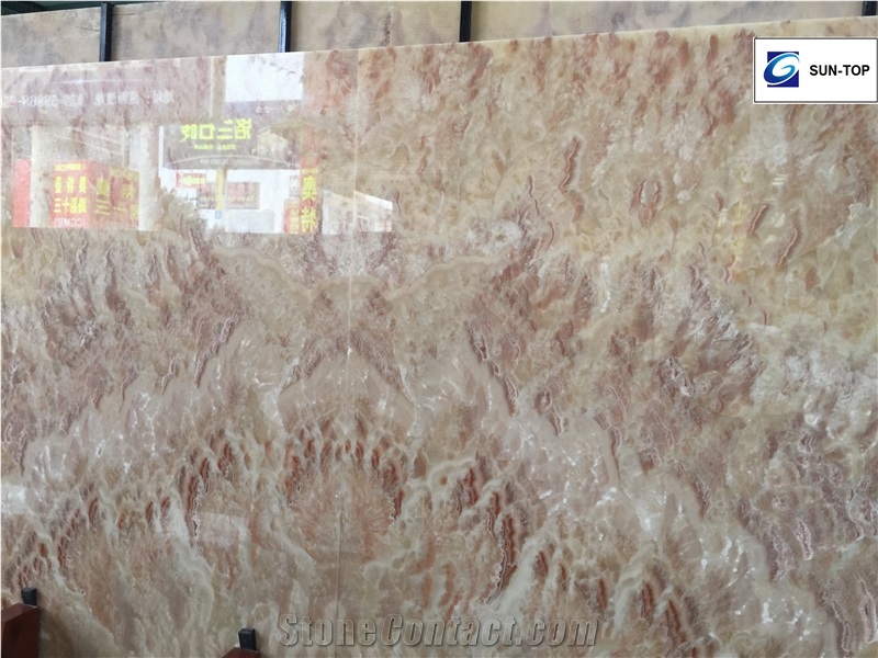 Light Brown Joint Onyx/Multicolor Brown Jade Big Slabs & Tiles & Gangsaw Slab & Strips (Small Slabs) & Customized & Wall/Floor Covering/Brown Onyx Stone Flooring/Brown Onyx Wall Covering/Interior