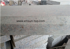 Maple Red Granite Kerbstone, G562 Granite Kerbs, Maple Leaf Red, Crown Red, Copperstone, Chinese Capao Bonito Curbstone, Side Stone, Red Granite Kerbstone for Outside Road Project