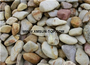 Mixed Color Pebble Stone, Size:2-5cm/River Stone&Pebbles/Colorful Pebbles/Washed Pebbles/Irregular Pebbles/Pebble Pattern/Mixed Pebble Stone/Pebble for Landscaping Decoration